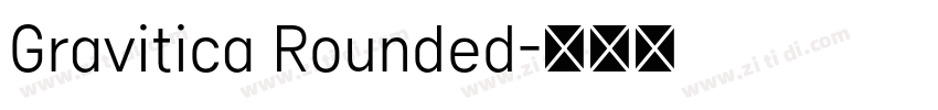 Gravitica Rounded字体转换